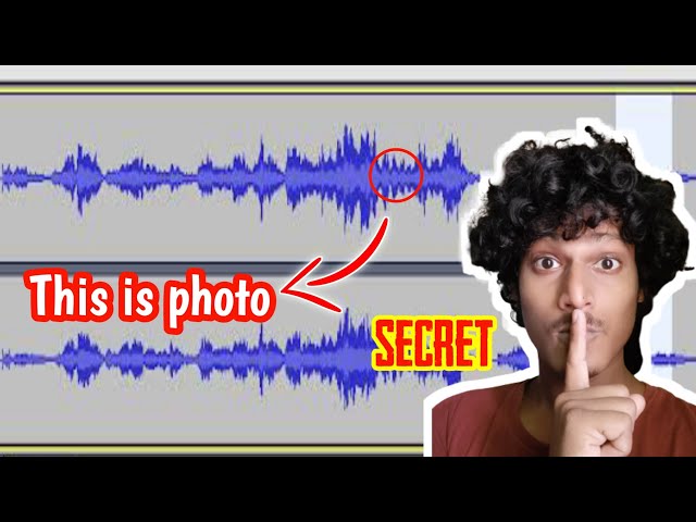 How to hide image in audio file | send secret message in audio | Steganography