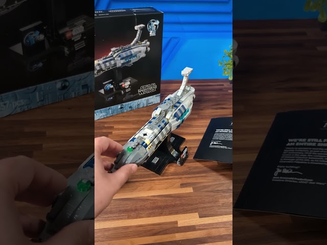 LEGO Invisible Hand Starship Set Quick Review! Set 75377
