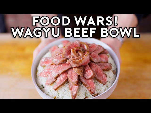 A5 Wagyu Roti Don from Food Wars! | Anime with Alvin