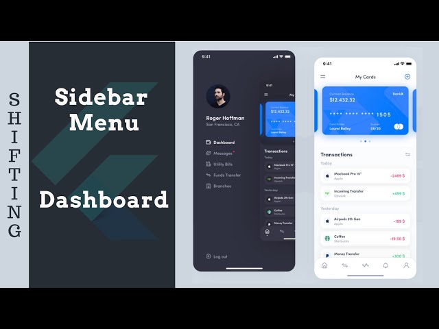 Sidebar Menu & Dashboard | Flutter SDK