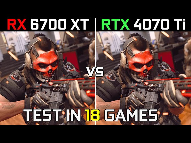 RX 6700 XT vs RTX 4070 Ti | Test in 18 Latest Games at 1440p | How Big Is The Difference? | 2023