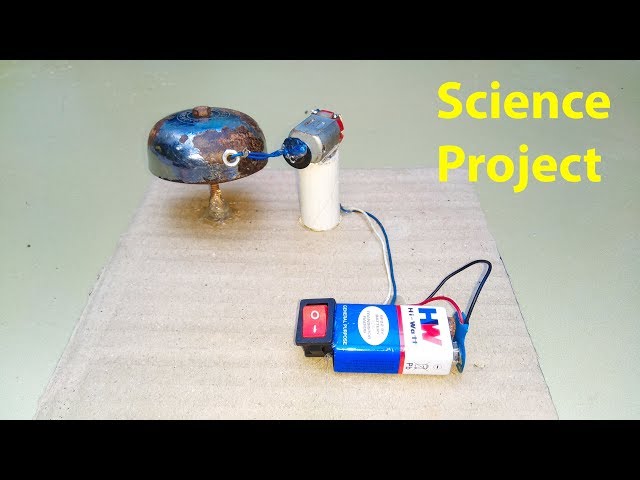 How to Make Electric Bell, Science Projects For School
