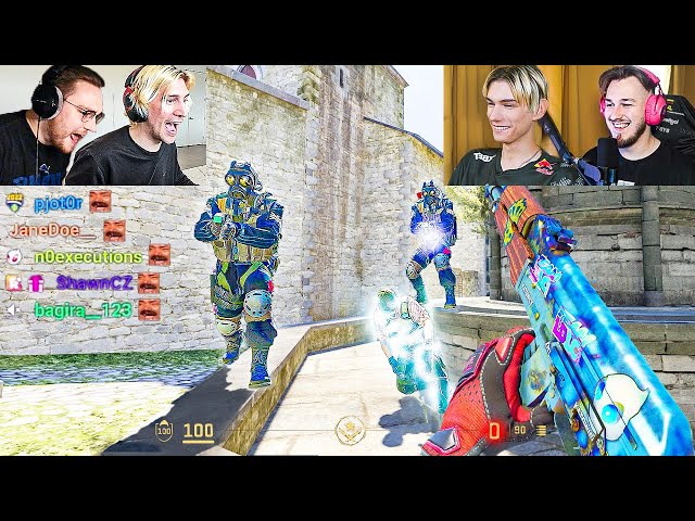 can xqc and ohnepixel beat 2 pros that only use pistols...