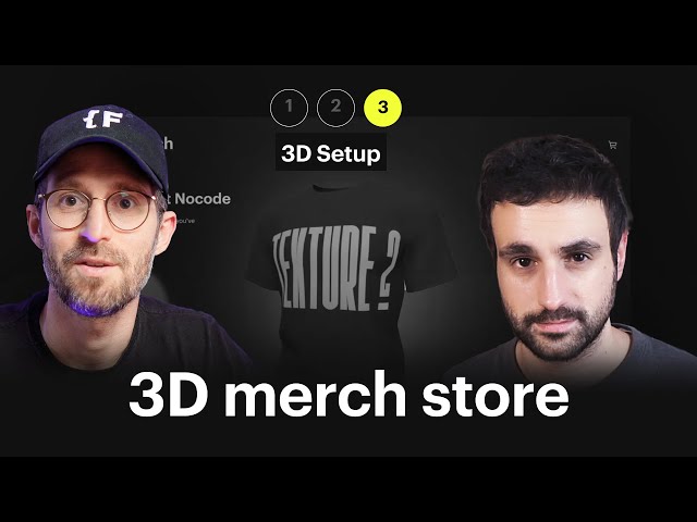 3D setup | Make your own 3D store in Webflow Part 3