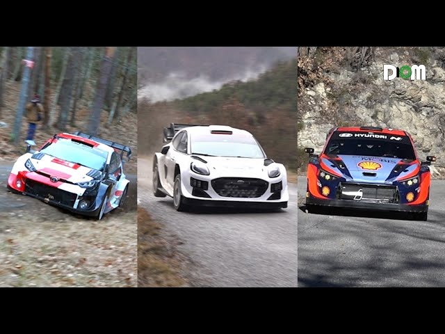 Rally MonteCarlo 2023⚠️ BEST of WRC TEST‼️