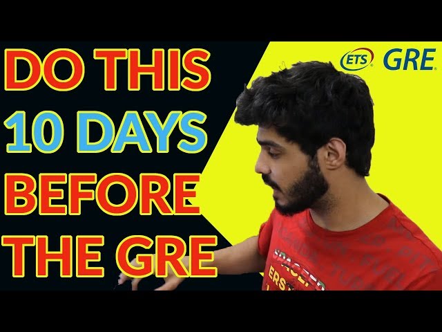 Do THIS 2 Weeks BEFORE the GRE - Boost Scores by over 8 marks