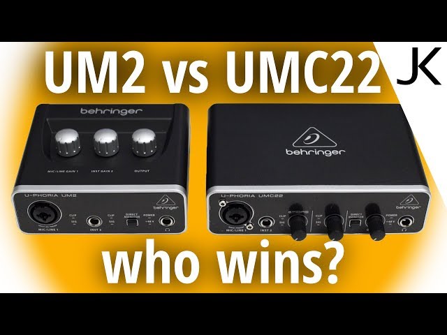 Behringer UM2 vs UMC22 - Which one is right for you?
