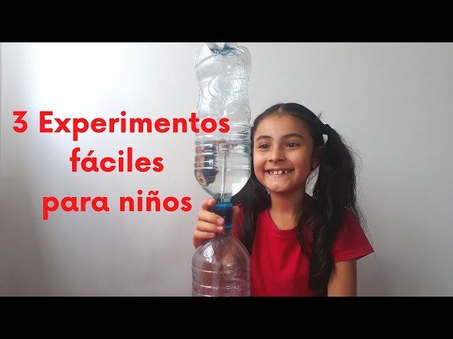 3 EXPERIMENTOS CASEROS | EXPERIMENTOS FÁCILES