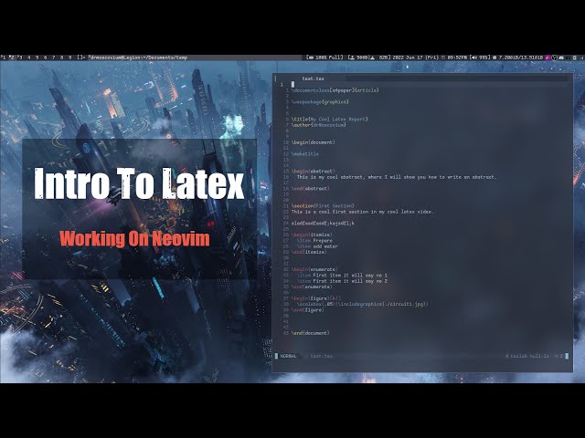 Intro To Latex
