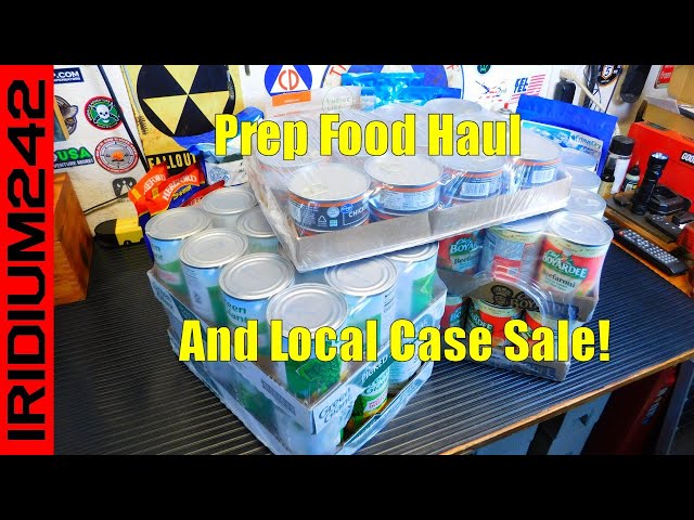 Monthly Prep Food Haul And Local Store's Case Sale!