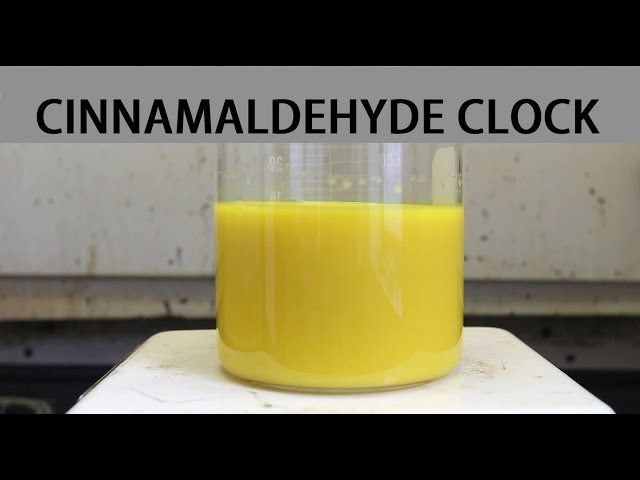 How to make the Cinnamaldehyde Clock