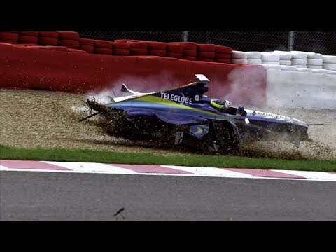 Top 10 F1 Crashes 1990's