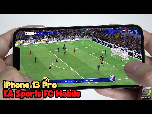 iPhone 13 Pro test game EA SPORTS FC MOBILE 24 | Apple A15