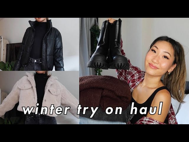 WINTER TRY ON HAUL (cute puffer jacket, jeans, chunky boots) ft. ASOS