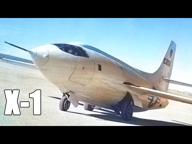 This Plane Was Designed like a Giant Bullet to Break Sound Barrier : X-1 Bell History