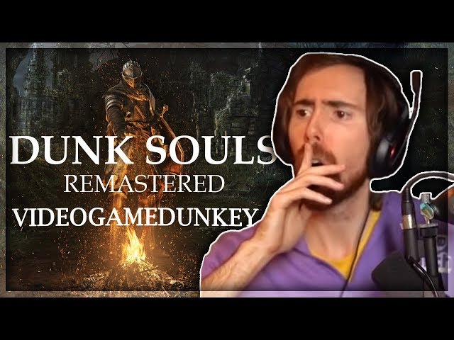 Asmongold Reacts to "Dunk Souls" and "Dunk Souls Remastered" by Videogamedunkey