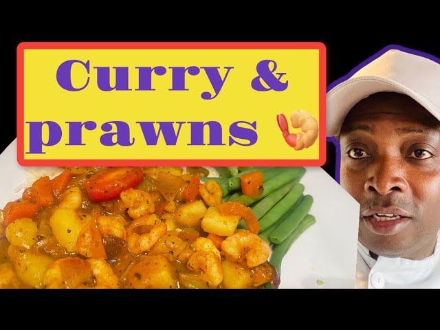 Thanks giving day curry prawn 🍤 With vegetable rice ( Chef Ricardo Cooking )