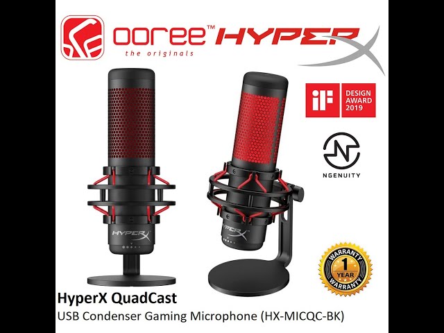 HyperX QuadCast USB Condenser Gaming Microphone | gaming microphone