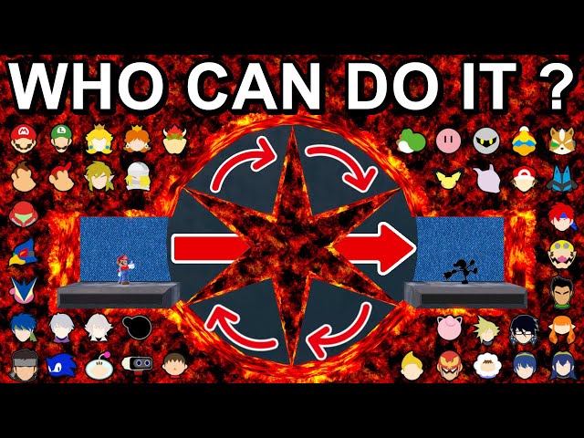 Who Can Make It Through The Rotating Star ? - Super Smash Bros. Ultimate