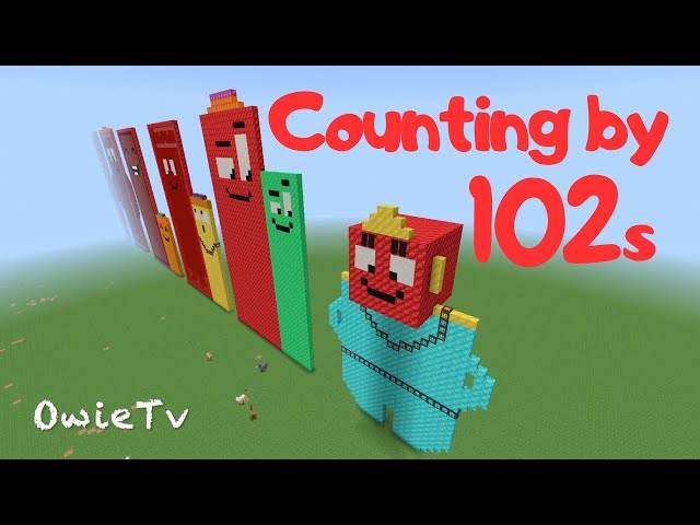 Counting by 102s Song | Counting Songs for Kids | Minecraft Numberblocks  Counting Songs
