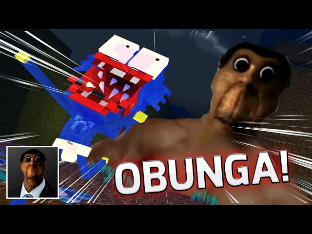 Monster School : OBUNGA CHALLENGE WITH BABY HUGGY WUGGY - Minecraft Animation