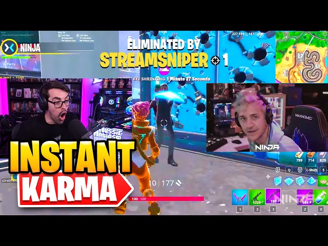 Reacting to Fortnite's Best Instant Karma Moments