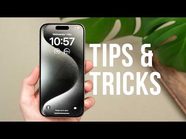 iPhone 15 / 15 Pro - Top 20 Hidden Features! (2024)
