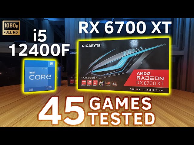 i5 12400F + RX 6700 XT tested in 45 games | 1920x1080p benchmarks!
