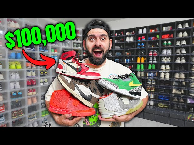 MY ENTIRE $100,000 SNEAKER COLLECTION 2023 *INSIDE MY INSANE SHOE CLOSET*