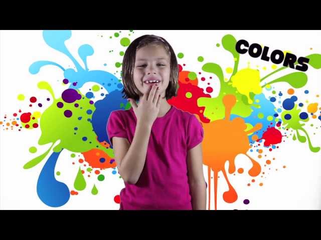 colors SONG - learn your ASL colors