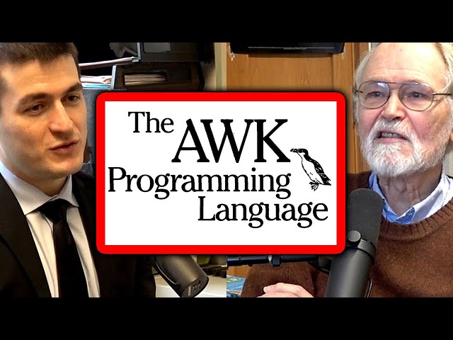 AWK Is Still Very Useful | Brian Kernighan and Lex Fridman