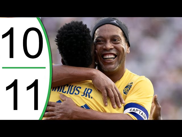 Ronaldinho Team vs Roberto Carlos Team - Extended Highlights & Goals - The Beautiful Game 2022