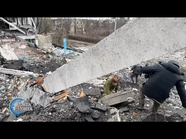 Guerra in Ucraina: l'ultima resistenza del Donbass - Porta a porta 16/04/2024