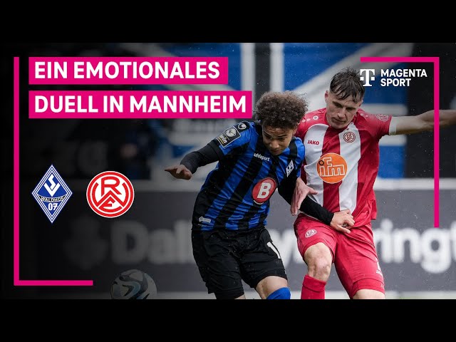 SV Waldhof Mannheim - Rot-Weiss Essen, Highlights mit Live-Kommentar | 3. Liga | MAGENTA SPORT