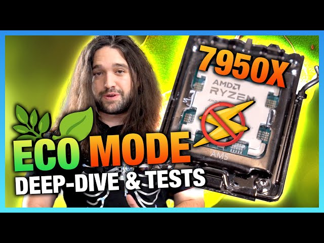 AMD Ryzen Eco Mode Deep-Dive & Benchmarks on R9 7950X (Zen 4)