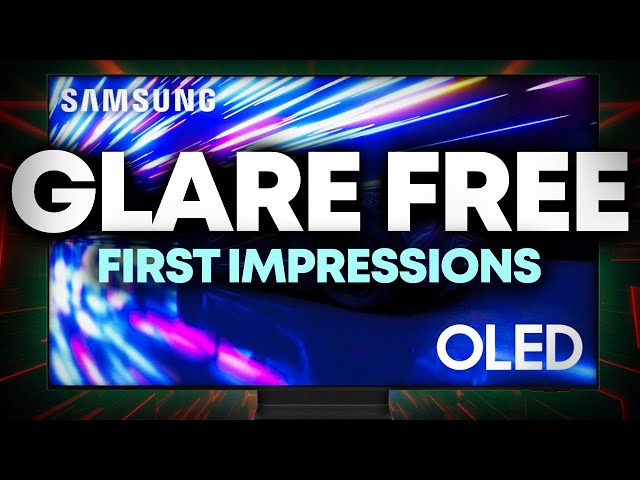 2024 Samsung S95D OLED TV First Impressions | Is Glare Free Good?