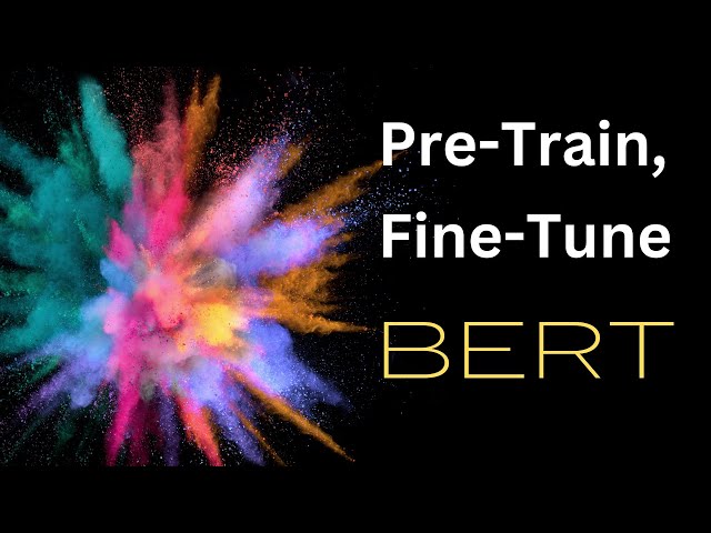 TF2: Pre-Train BERT from scratch (a Transformer), fine-tune & run inference on text | KERAS NLP