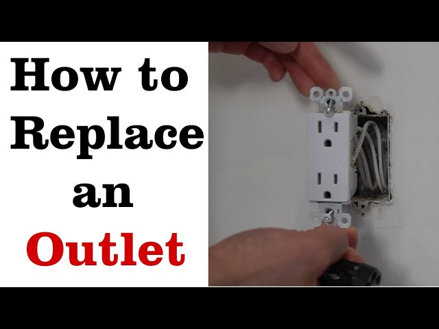 HOW TO INSTALL or Replace an Electrical Outlet