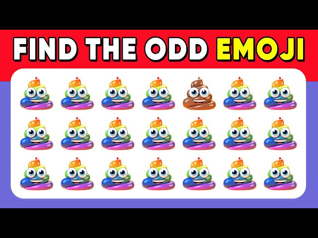 Find the ODD One Out - 60 puzzles for GENIUS | Emoji Edition | Emoji Quiz