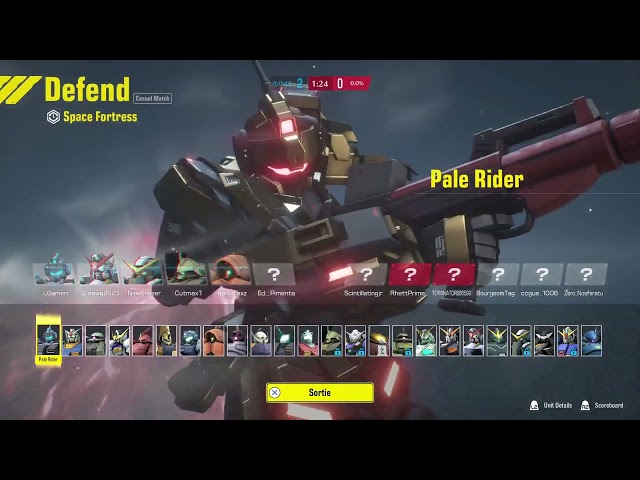 Gundam Evolution - 39-2 Destruction Mission w/ Pale Rider