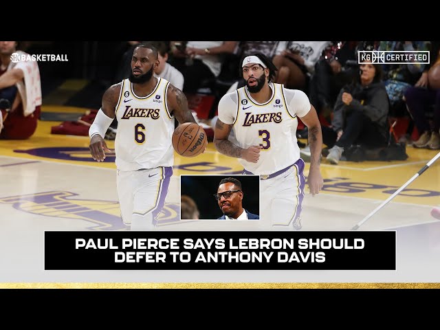 Paul Pierce Says Lebron Should Defer To Anthony Davis To Make Lakers Better | Ticket & The Truth