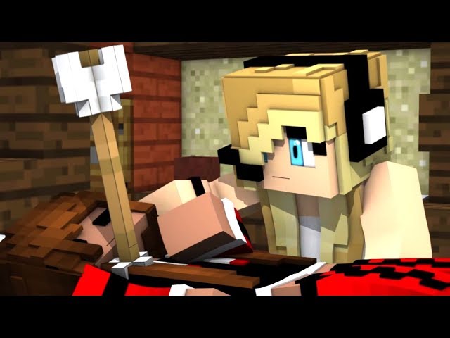 Minecraft song!! Psycho Girl 15 - Psycho Girl vs Hacker Song A minecraft Video with Song
