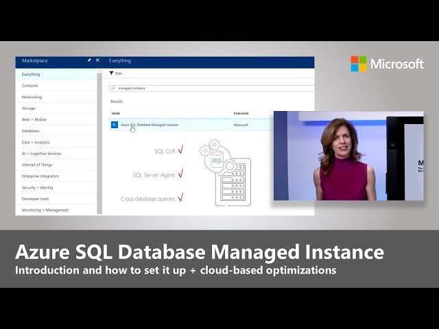 Introducing Azure SQL Database Managed Instance