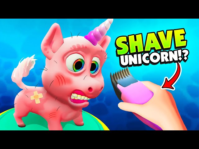 I Shaved A UNICORN And Other WEIRD Animals - Pets & Stuff VR