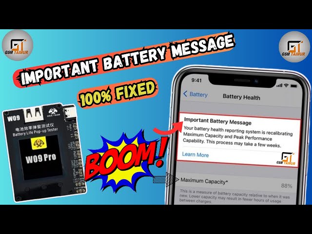 W09 Pro Battery Life reading, restoring Pop-Up Tester No External Cable for iPhone 11-15 Pro Max GSM