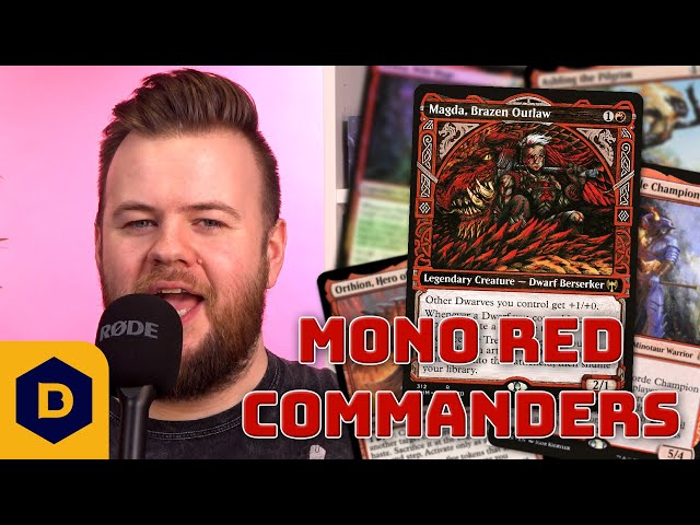 5 Great mono-red MTG commanders you should build next