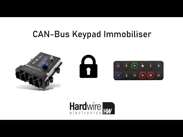 CAN Keypad Immobiliser | Hardwire Electronics