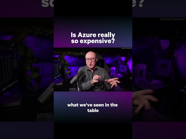 Is Azure really so expensive?