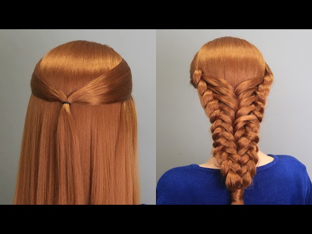 New Braiding Hairstyle - Easy Heatless Back To School Hairstyle #shorts