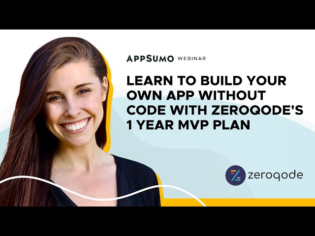 Learn how to build web apps without any coding thanks to the interactive video course, Zeroqode Lab